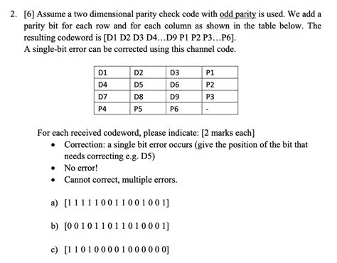 odd parity code|parity check code.